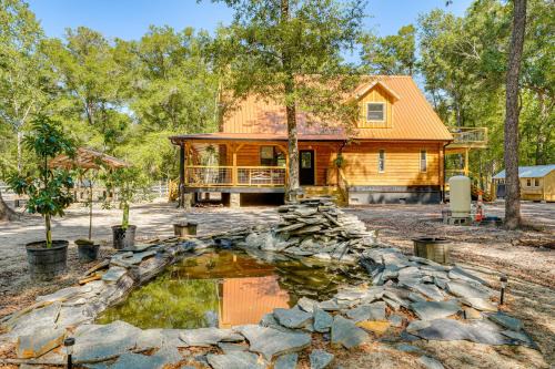 Bell House | Fish & Float at Natural Springs! Log Cabin in Bell
