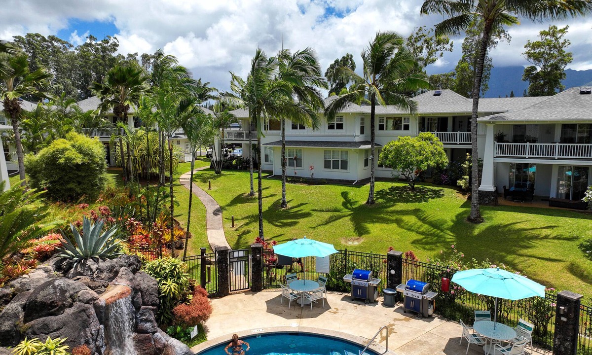 Princeville Condo | Gorgeous, 3 private suites. Balcony View, Pool, Fitness Center!