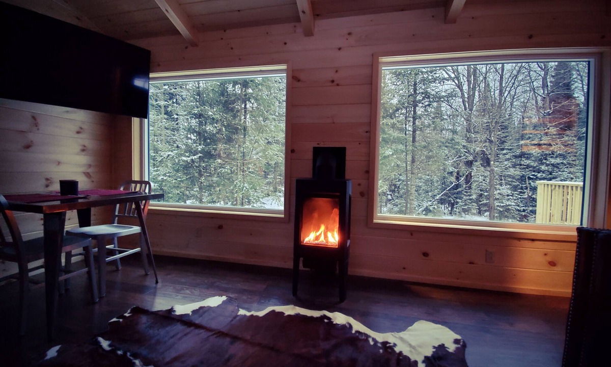 Whippleville Cabin | Modern Tiny Home Cabin Deux w./Hot Tub next to Titus Mtn Ski & Malone