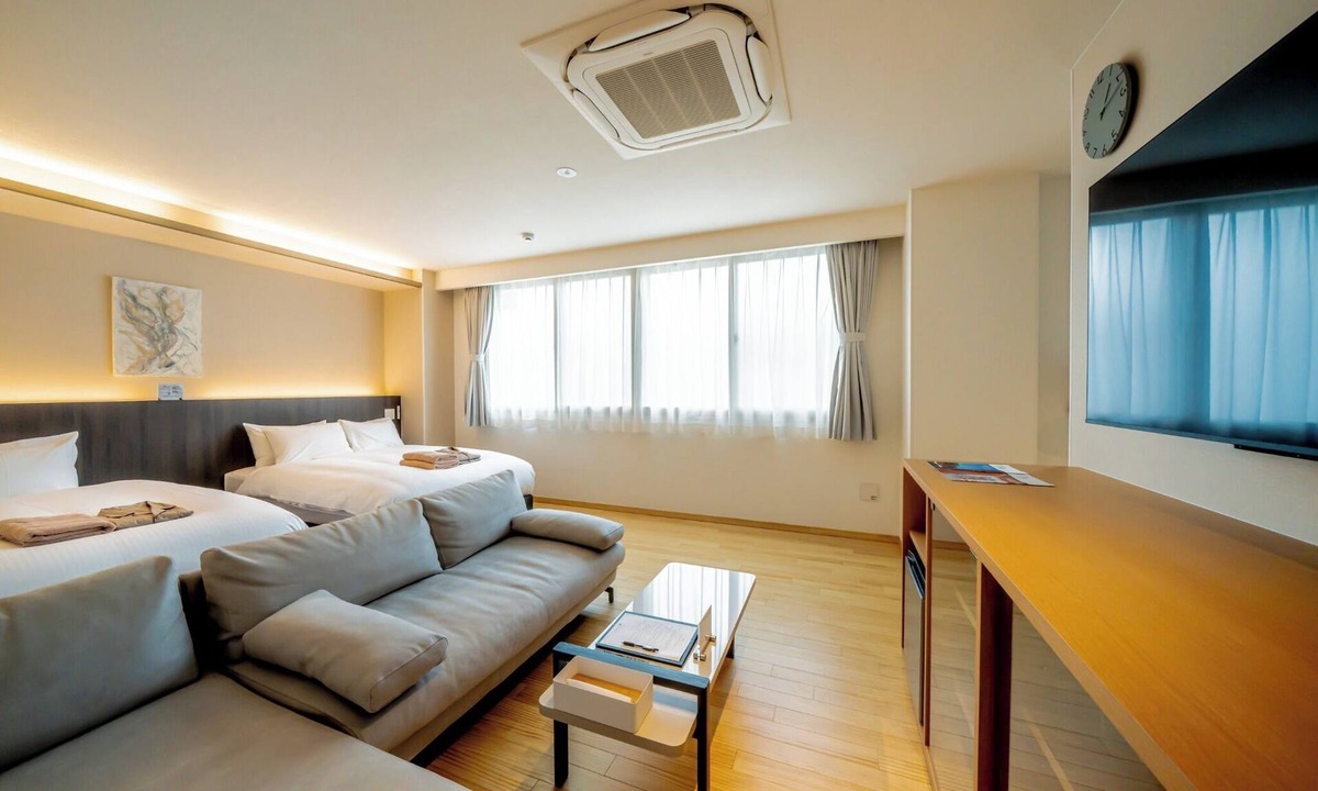Hatsukaichi Hotel | Nonsmoking Semidouble twin room 1st floor 44m2 A101/Hatsukaichi Hiroshima