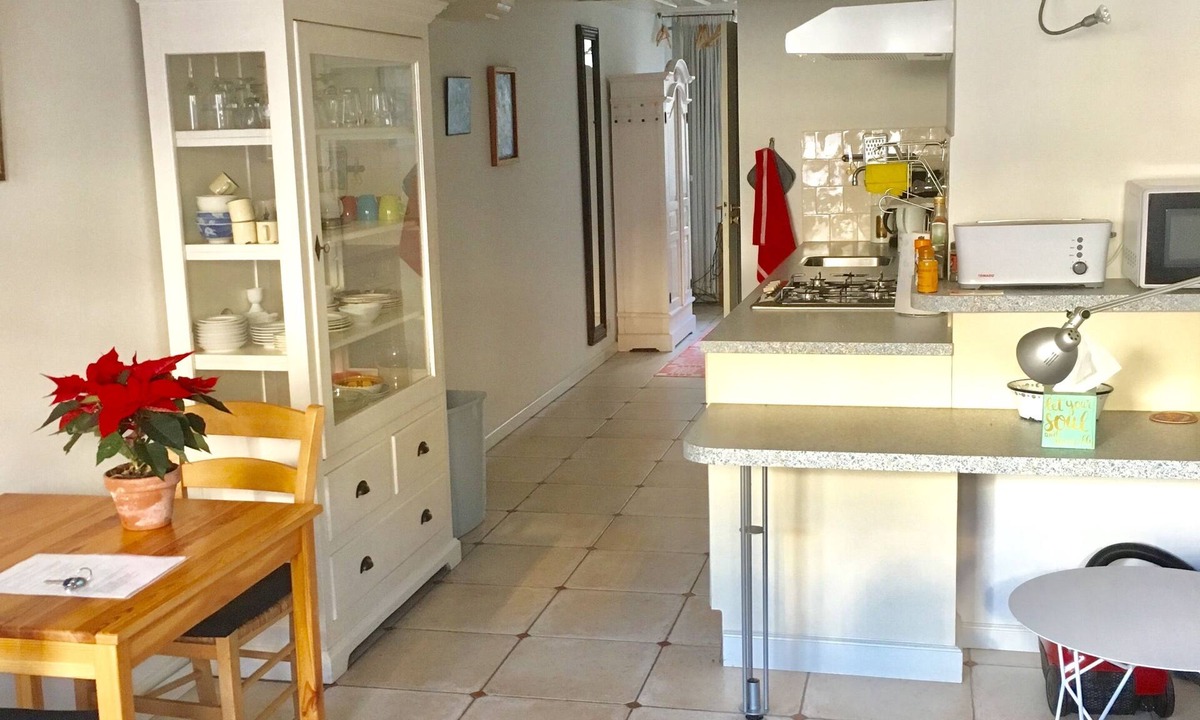 De Weteringschans Apartment | Simpel central-canal street-level studio for 2. Private entrance nice garden.