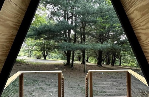 Bristol Hills House | Beautiful A-Frame Cabin with Grill and Fire Pit for an Amazing Glamping Experience in Canandaigua, New York