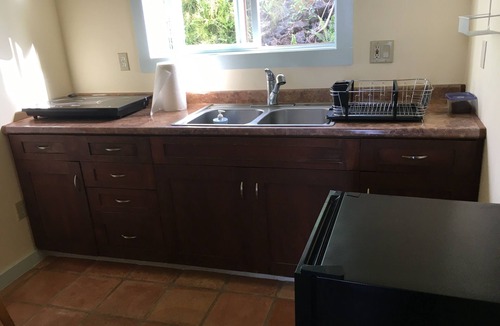 Honalo House | Bungalow 1 with large kitchen, outdoor private shower and 1/2 bath.