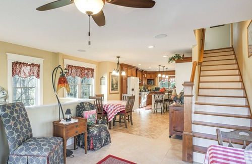 Manchester House | Charming Manchester Retreat w/Patio & Fireplace!
