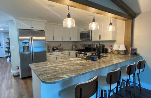 Brewerton House | Family-Friendly Waterfront Retreat, Sleeps 8, Docks, Fire Pit, Boat Lifts.