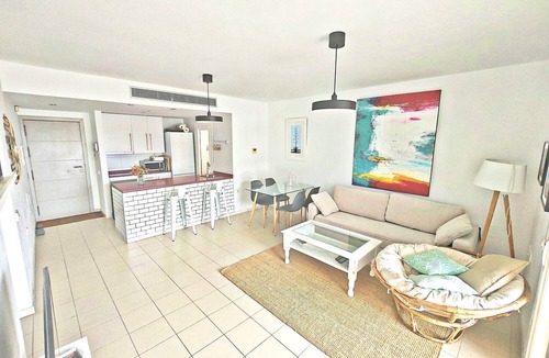 Las Negras Apartment | Modern Apartment with Pool, Large Terrace, and Sea Views in Las Negras