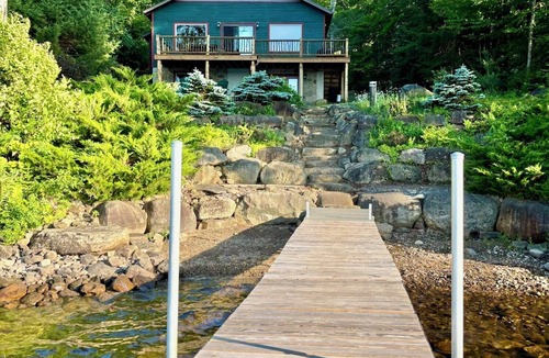Speculator House | Modern Lakefront Cabin w/Fireplace and Stunning View of Oak Mountain Skiing