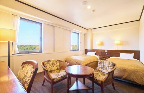 Koka Hotel | Nonsmoking Royal Twin with bathroom and toilet Free WiFi/Koka Shiga