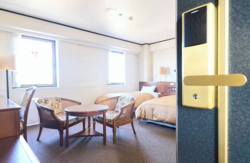 Koka Hotel | Nonsmoking Royal Twin with bathroom and toilet Free WiFi/Koka Shiga