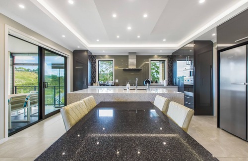 Auckland House | Three levels and home with covered swimming pool,tennis court,gym and games room