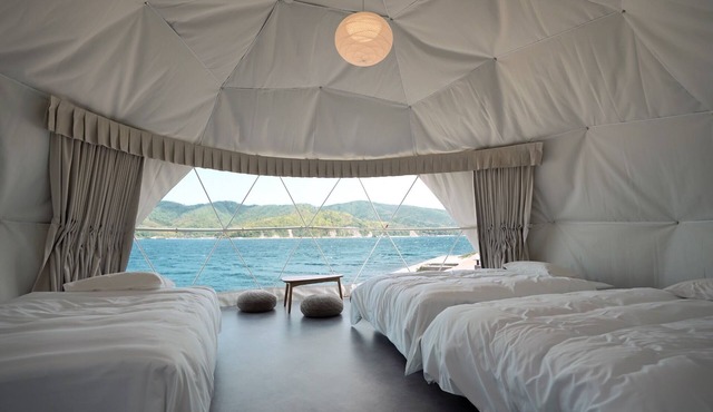 1 Geodome seaside site with breakfast included/Oki County Shimane