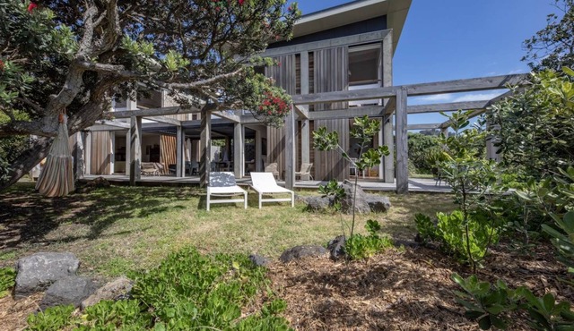 Architecturally designed beach front house