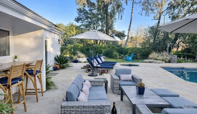 Fantastic 4-bedroom house plus Cabana in tranquil Montecito