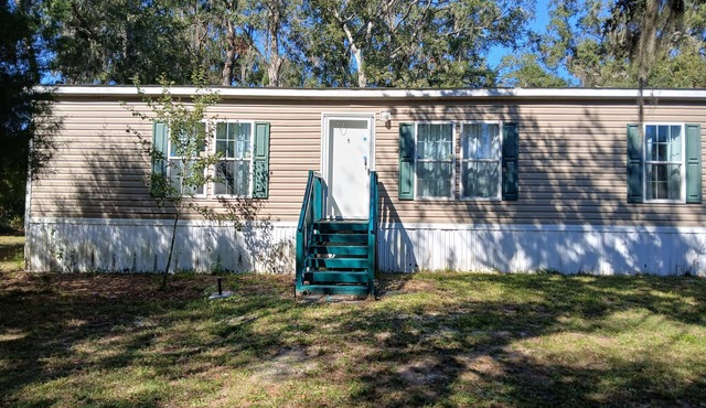 Lots of open and private space for the family and pets