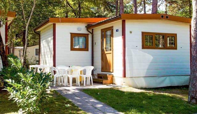 Mobile home with balcony for 3 people