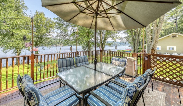 New listing! Waterfront, dog-friendly home w/ a full kitchen & beach access!