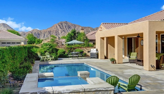 Private Gated Pool/Spa home with mountain views close to everything!