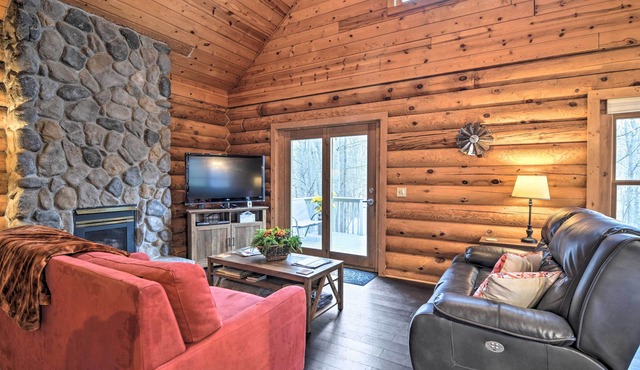 Secluded Gaylord Cabin w/Deck, Fire Pit & Grill!