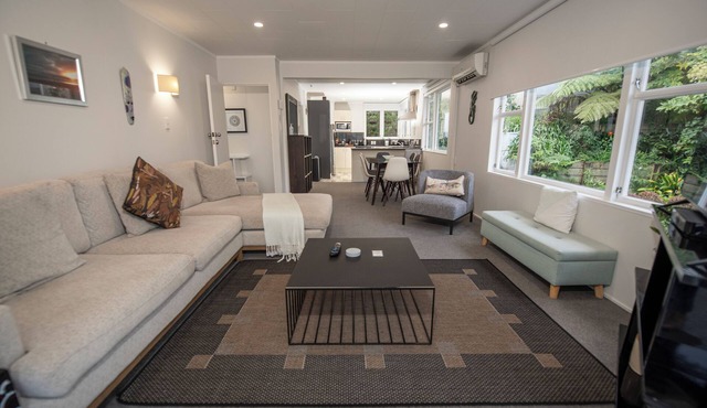 Spacious 3-bedroom apartment in Tauranga with partial inner harbour views