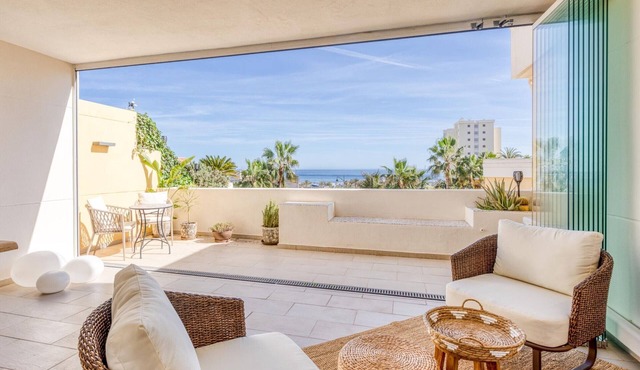 Sun-Drenched Apartment in Estepona - 2BR, Pools, Near Beaches & Old Town