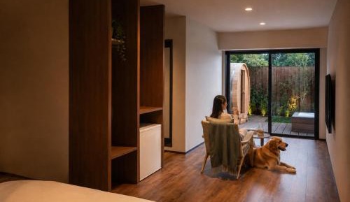 Superior Twin Room with Sauna