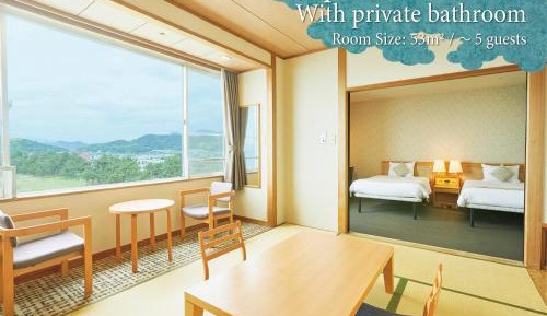 Japanese-Western style Room (With Private Bath)