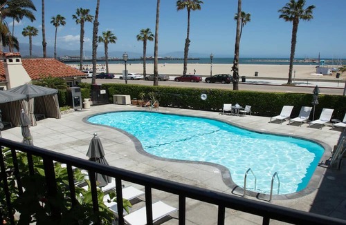 West Beach Hotel | Relaxing Beachside Stay! Onsite Pool, Gym & Parking! Walk to State Street Dining
