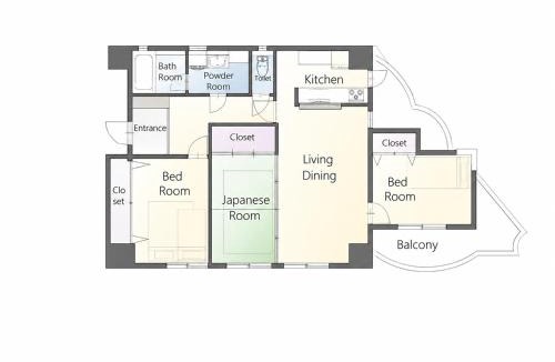 Saiho Cho Apartment | ゲストハウスsimasima西宝町301 - 無料駐車場