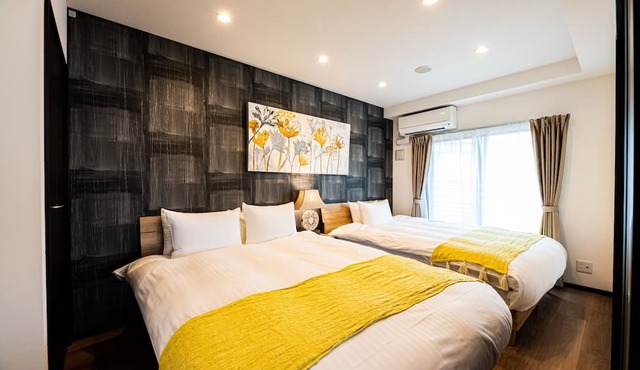 Deluxe Apartment 3 Double Beds 1 Single Bed Room for 7 people/Fukuoka Fukuoka