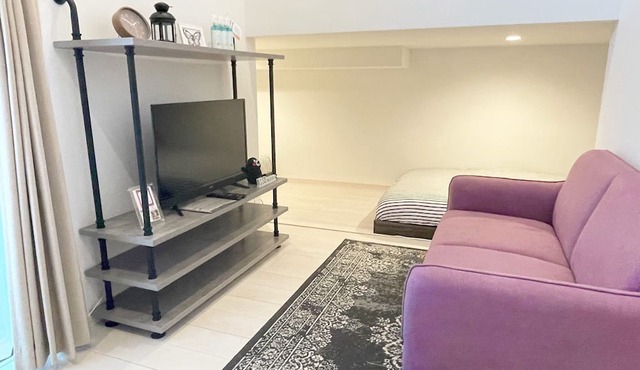 No 202 Close to Kumamoto Station maisonette type Semidouble bed x 2 sofa TV with video app/Kumamoto Kumamoto