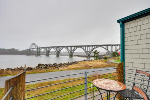 Waterfront Oregon Abode w/Balcony & Ocean Views!
